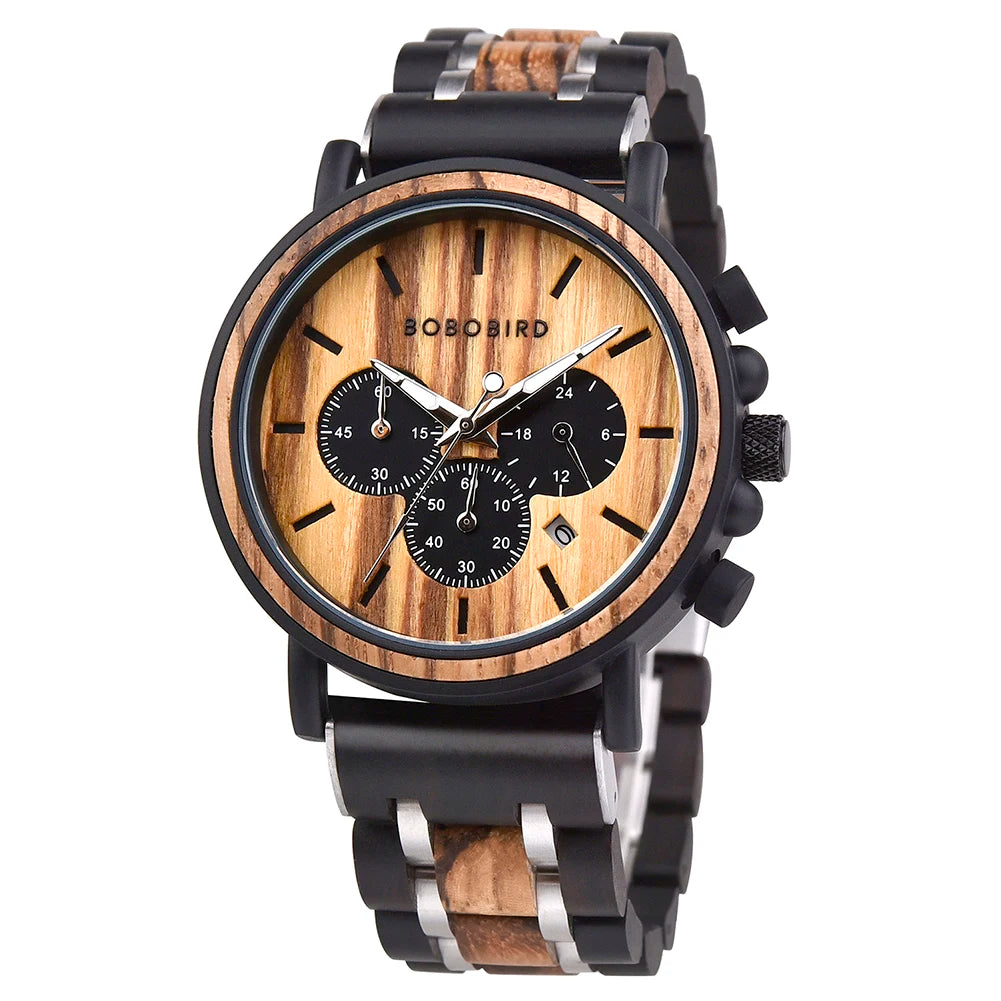 TimberChrono Elegance Watch
