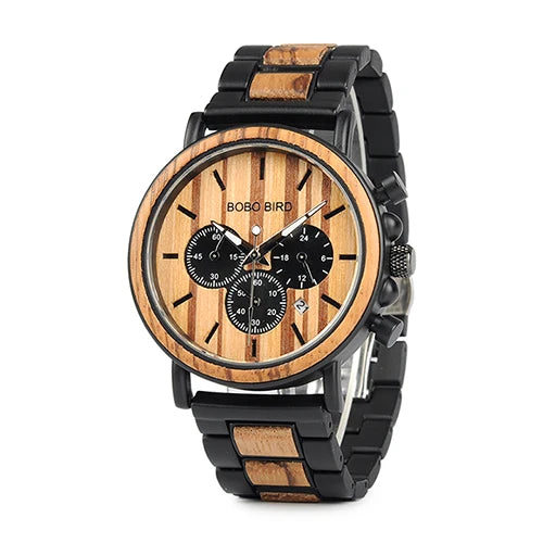 TimberChrono Elegance Watch