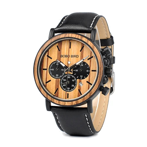 TimberChrono Elegance Watch
