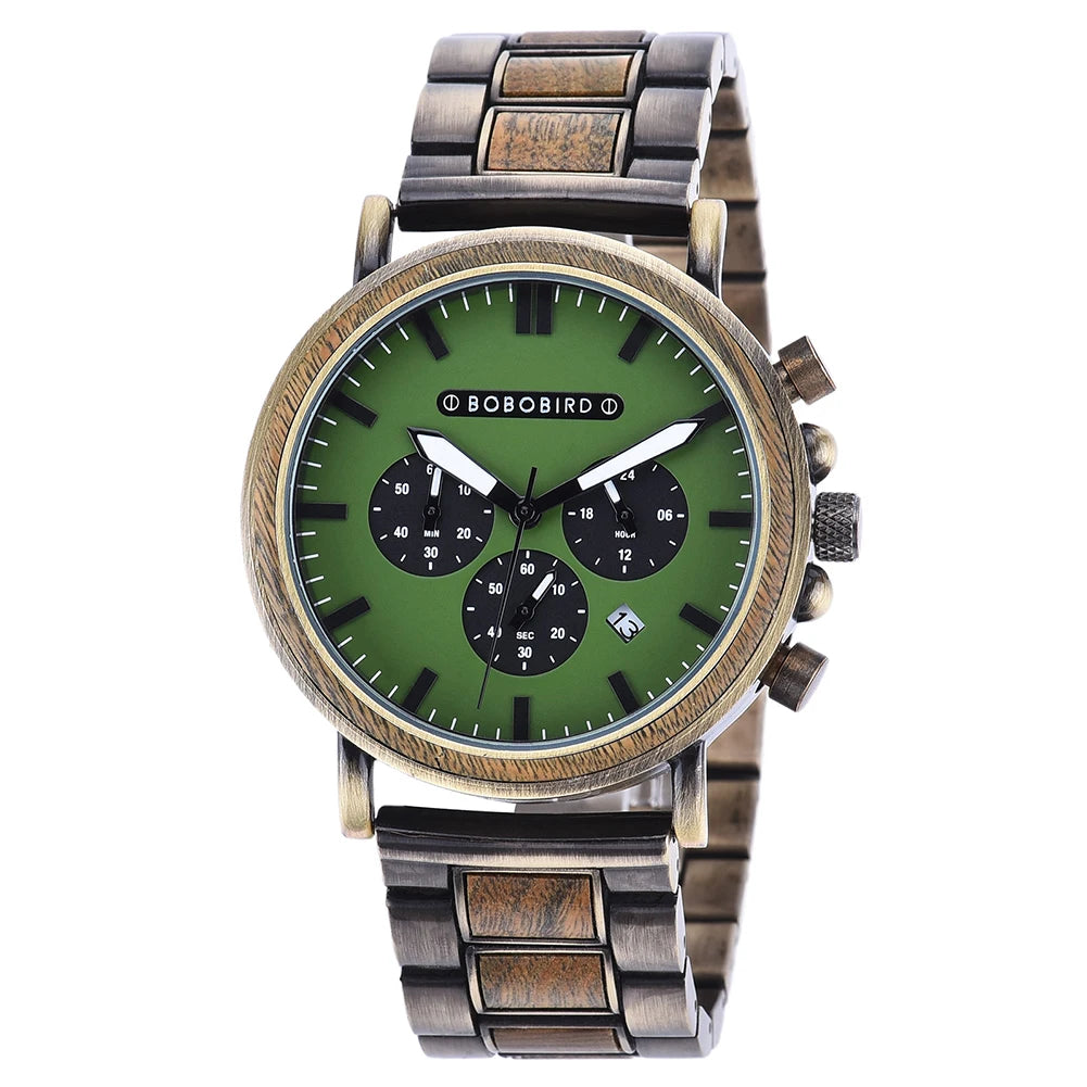 TimberChrono Elegance Watch