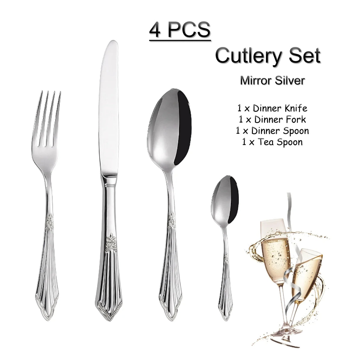 Ergonomic Gold Flatware