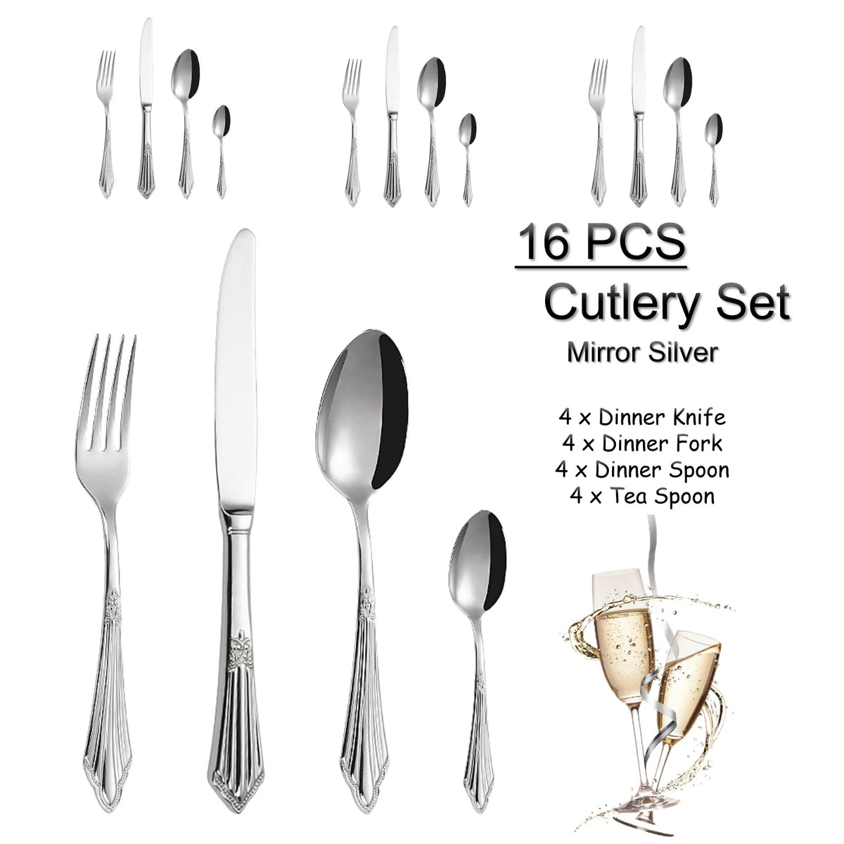 Ergonomic Gold Flatware