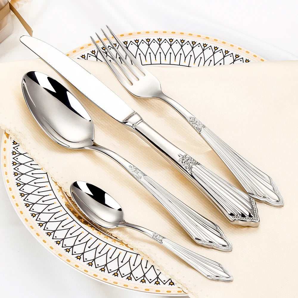 Ergonomic Gold Flatware