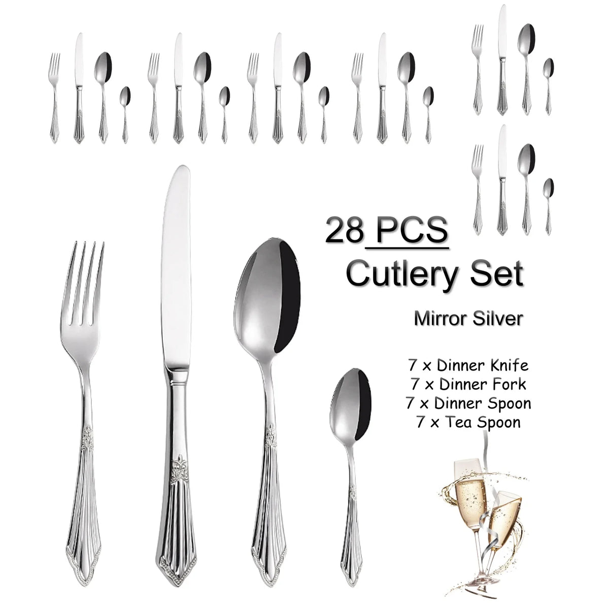 Ergonomic Gold Flatware