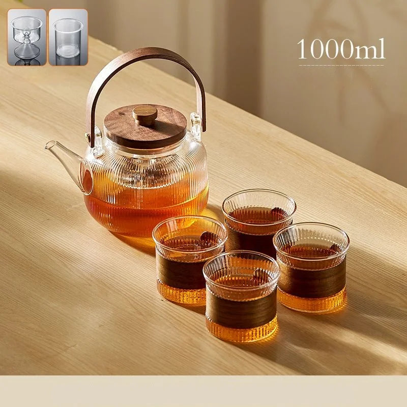 AmberBrew Glass Teaset
