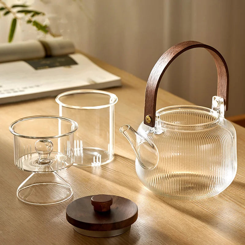 AmberBrew Glass Teaset