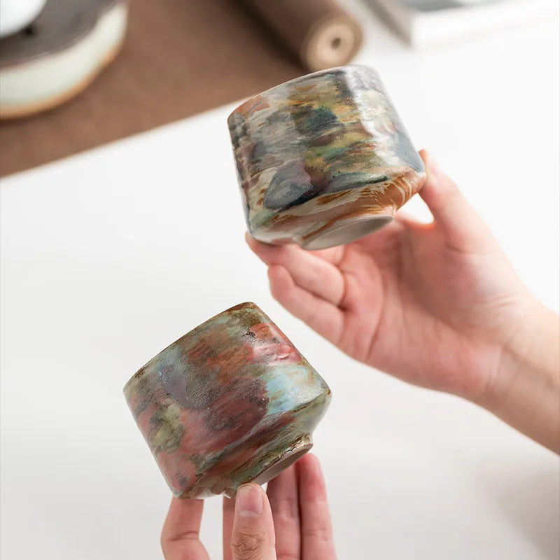 Aurora Glaze Teacups