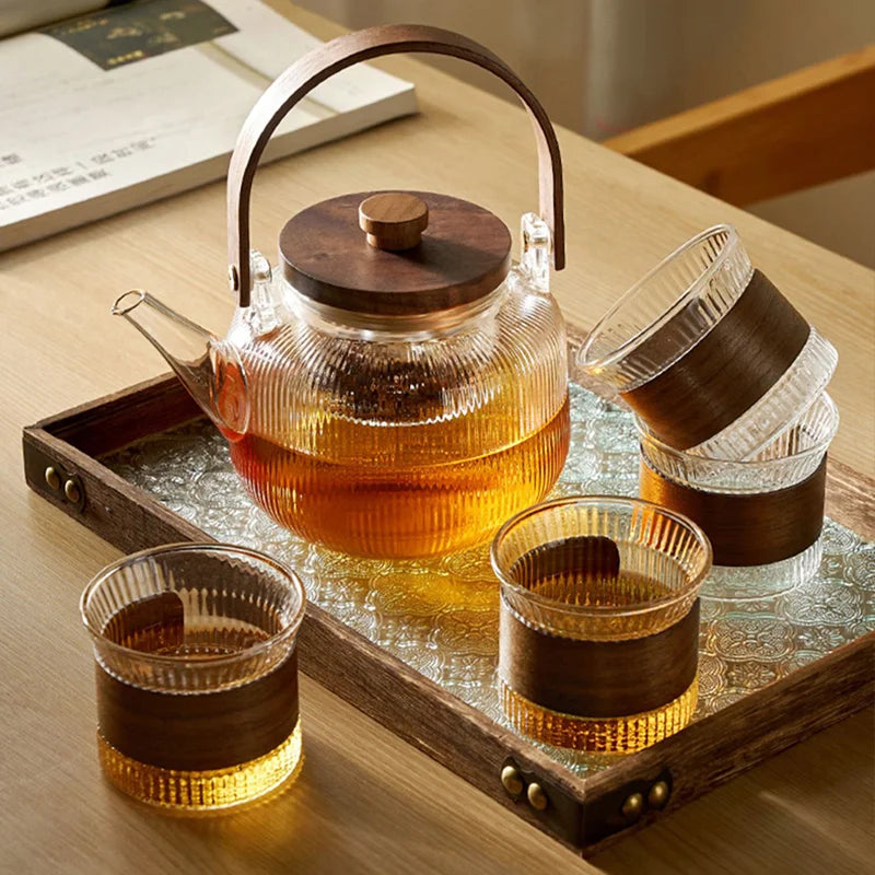 AmberBrew Glass Teaset
