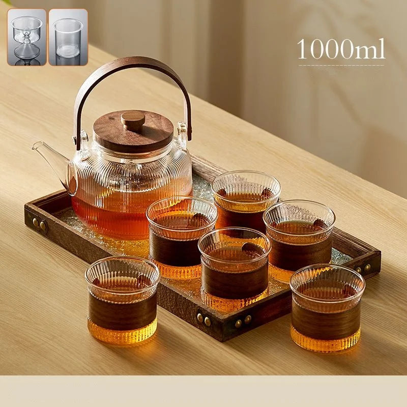 AmberBrew Glass Teaset