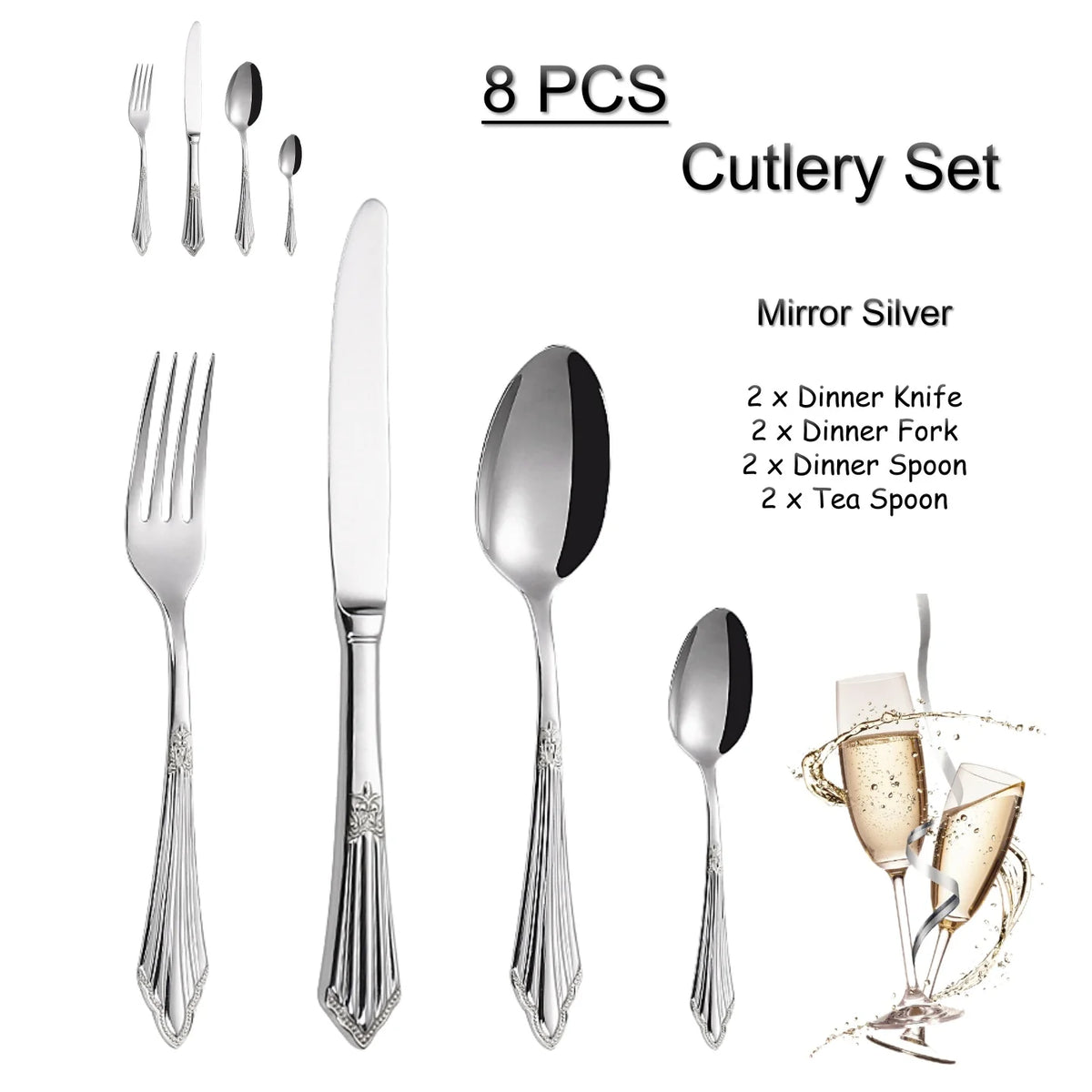 Ergonomic Gold Flatware