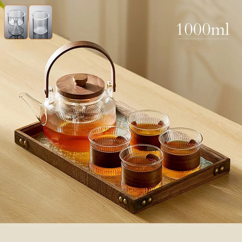 AmberBrew Glass Teaset