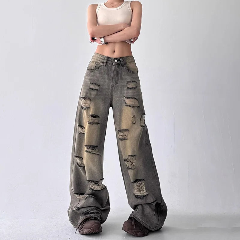 Distressed Edge Denim