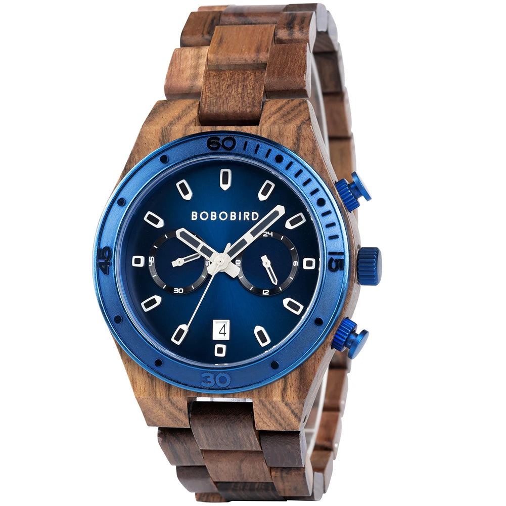 Emerald Timber Timepiece