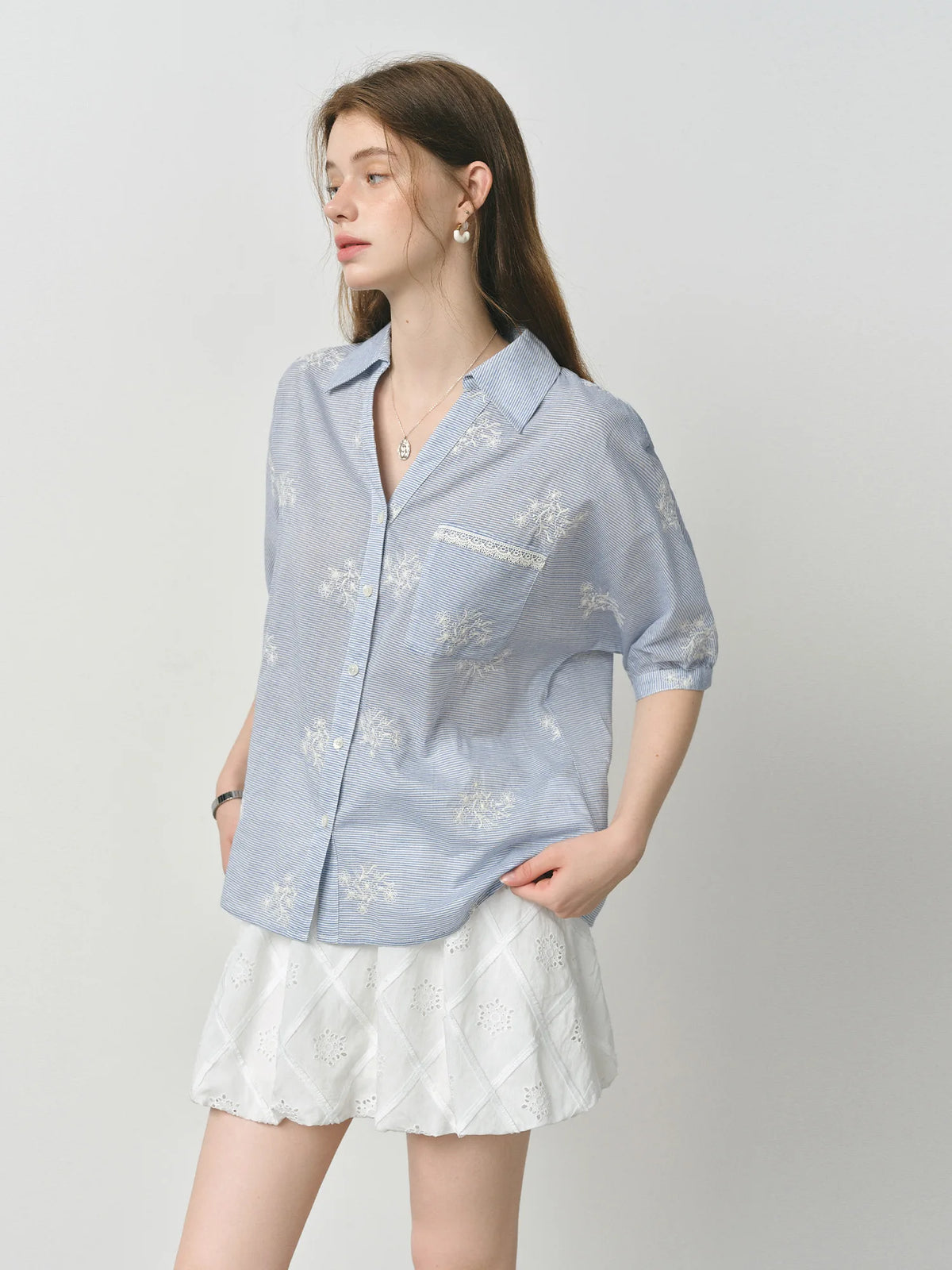 Delicate Floral Blouse