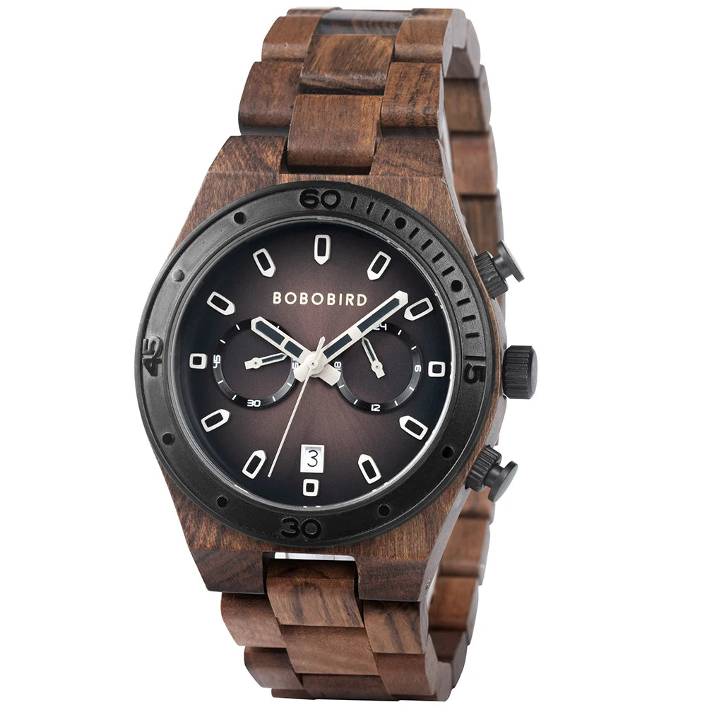 Emerald Timber Timepiece