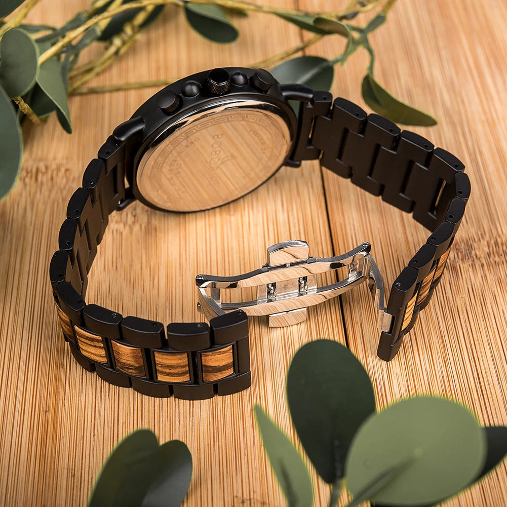 TimberChrono Elegance Watch