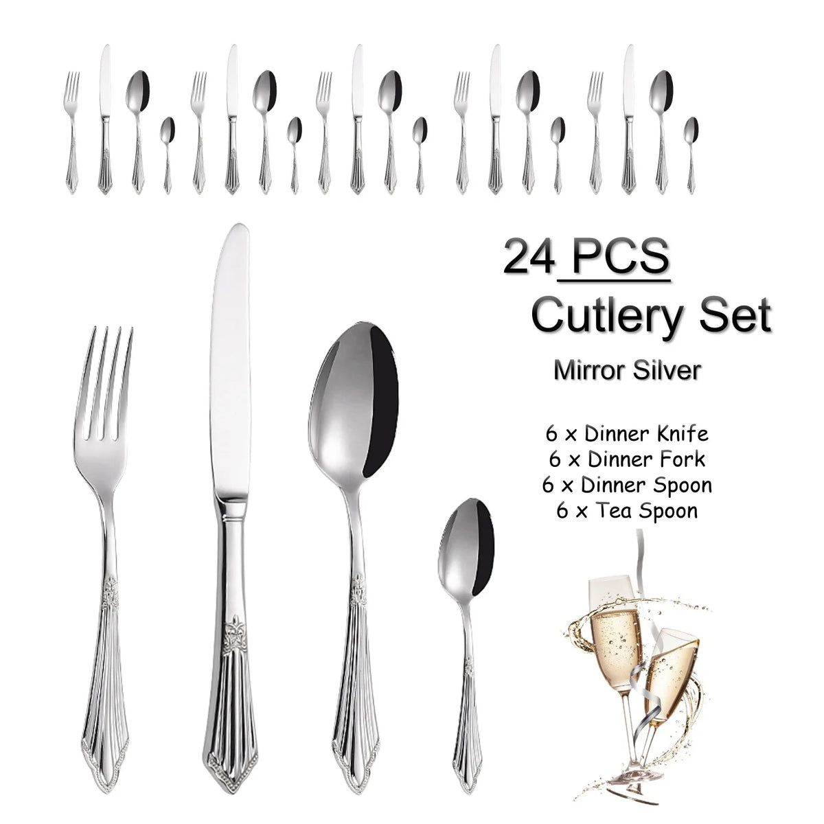 Ergonomic Gold Flatware