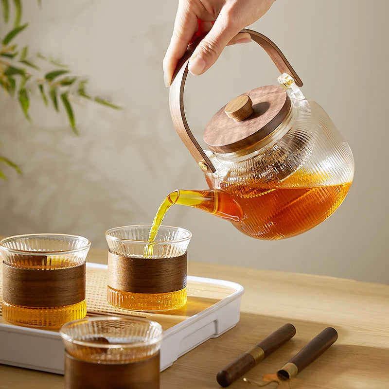 AmberBrew Glass Teaset
