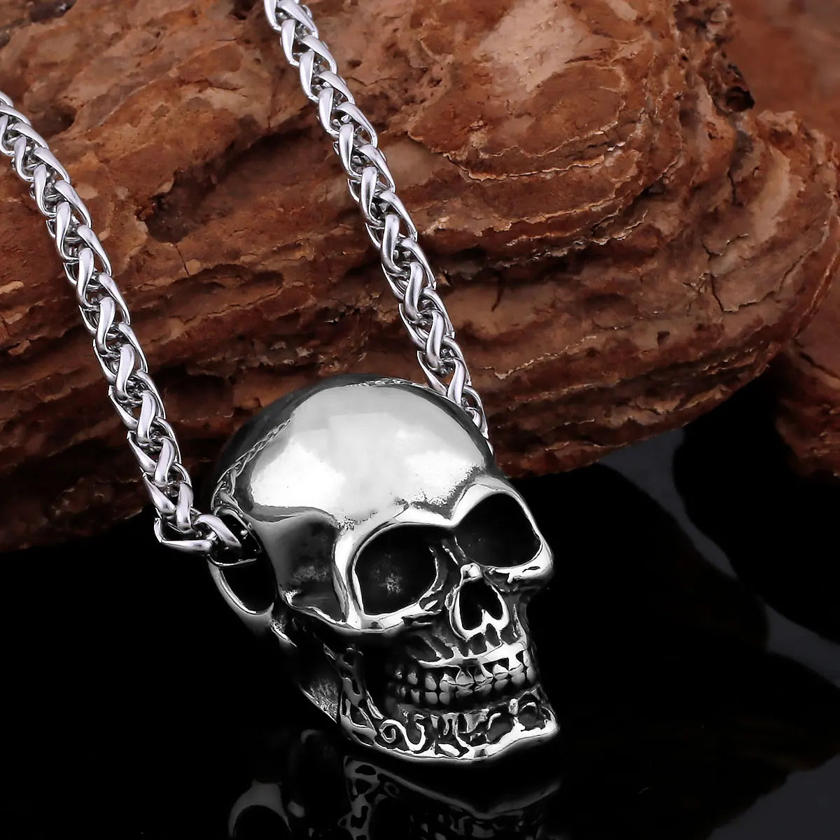 Crimson Skull Pendant
